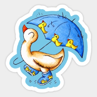 Duck Weather Sticker